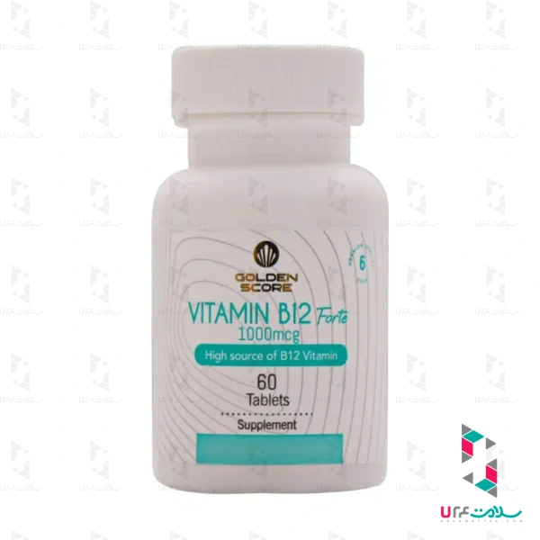 Golden-Score-Vitamin-B12-1000-Mcg-60-Tabs.jpg.webp قرص ویتامین B12 فورته 1000 میکروگرم گلدن اسکور 60 عدد