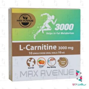 قیمت ویال ال کارنیتین 3000 میلی گرم مکس اونیو