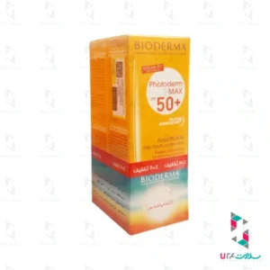 پک 2 عددی فلوئید ضد آفتاب فتودرم مکس آکوا ⁺SPF50 بایودرما مناسب پوست های چرب تا مختلط