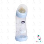 شیشه شیر زاویه دار ول بینگ چیکو مناسب نوزاد پسر از بدو تولد 250 میلی لیتر