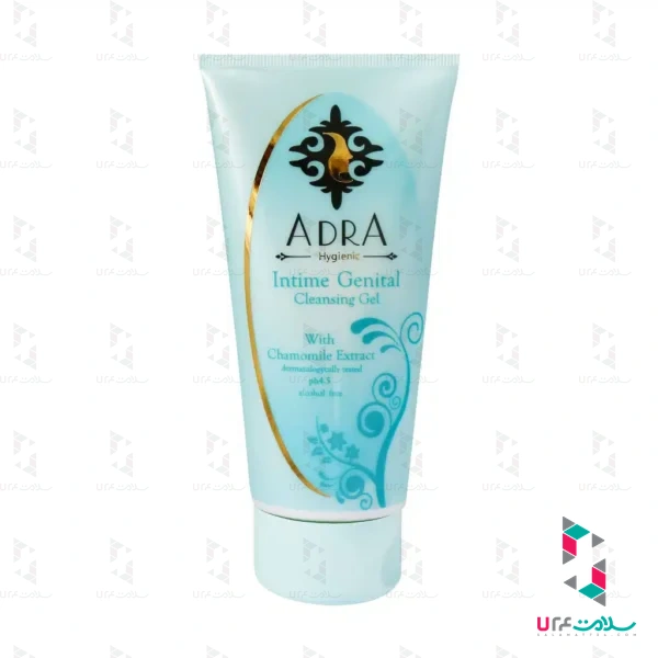 Adra-Intime-Genital-Cleansing-Gel-With-Chamomile-Extract-150-ml.jpg.webp ژل بهداشتی بانوان آدرا حاوی عصاره بابونه