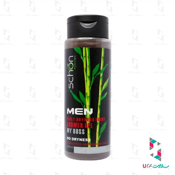Schon-My-Boss-Body-Shampoo-For-Men.jpg.webp شامپو بدن مردانه مای باس شون 420 میلی لیتر